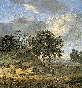 Jan Wijnants Landscape with two hunters Germany oil painting artist